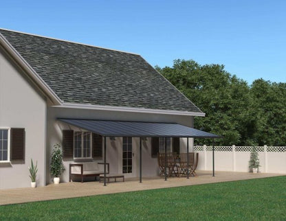 Pérgola anexa Capri 299x924 cm cinzento Canopia da Palram