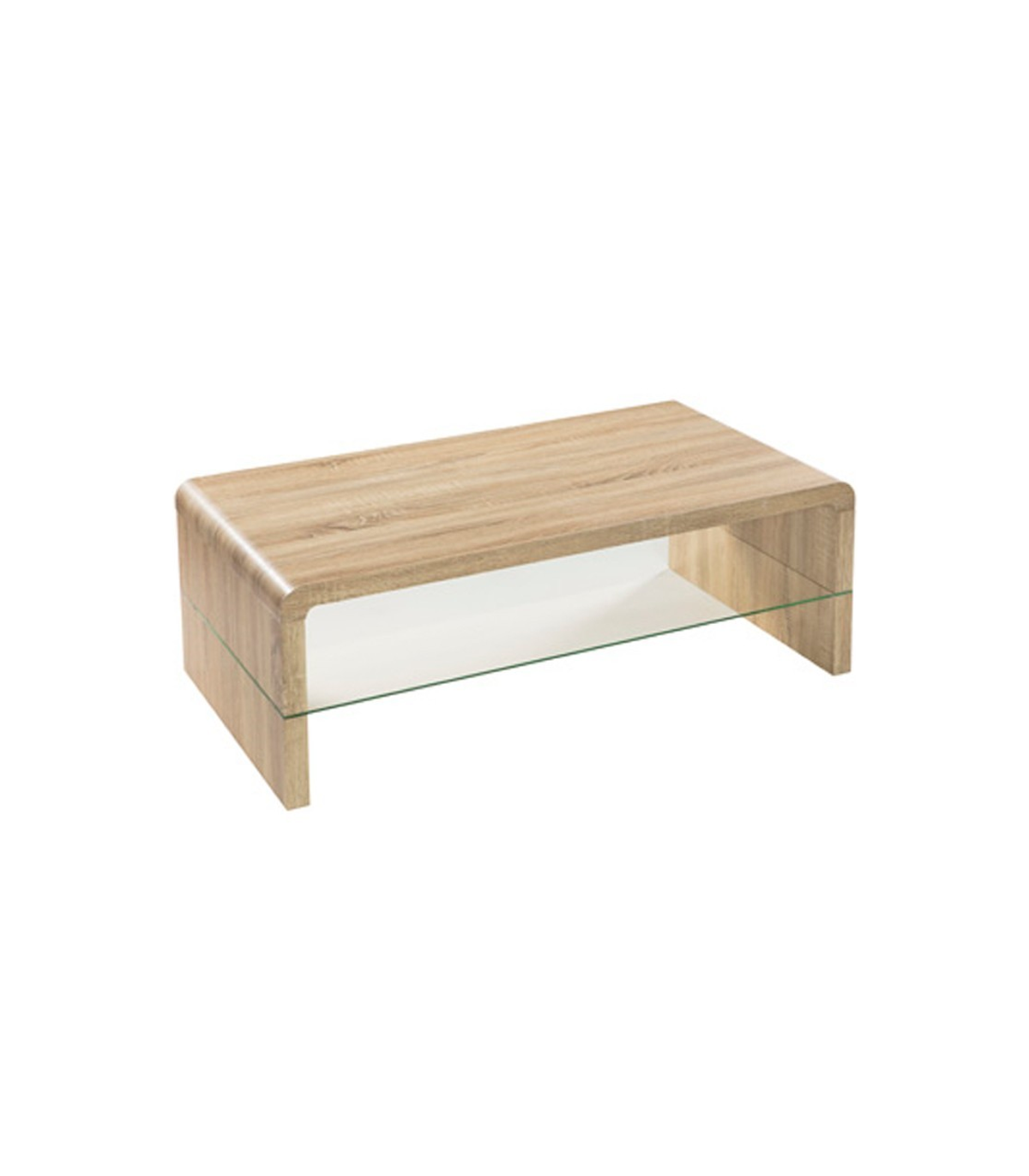 Mesa Centro Modelo Cuba Ct-643 Acabado Roble Cambrian, 40cm(alto) 110cm(ancho) 60cm(fondo)._0