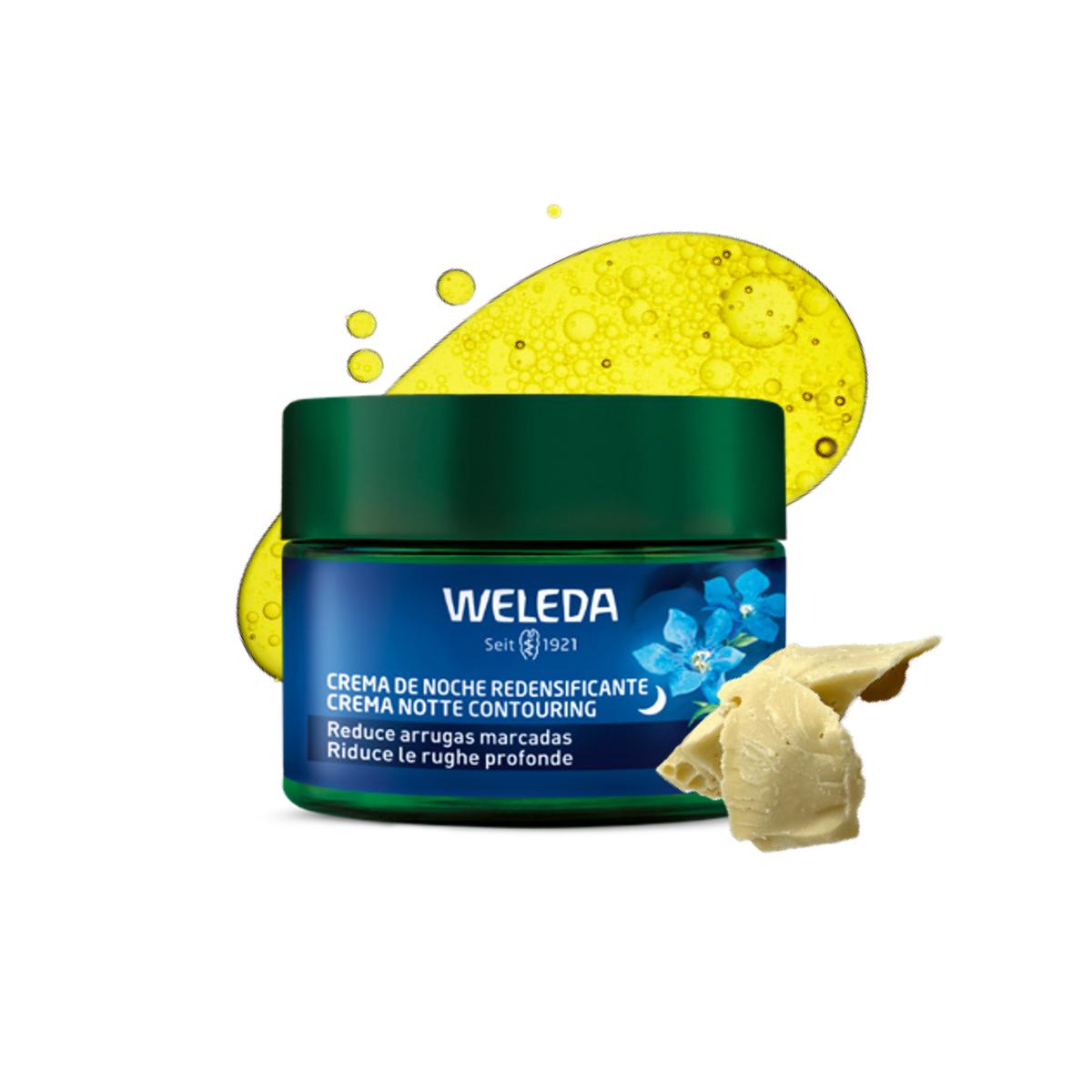 Creme de Noite Redensificante Weleda Genciana Azul e Edelweiss 40 ml