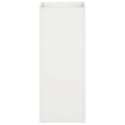 Macetero De Jardín 2 Uds. Blanco 20 X 20 X 50 Cm_3
