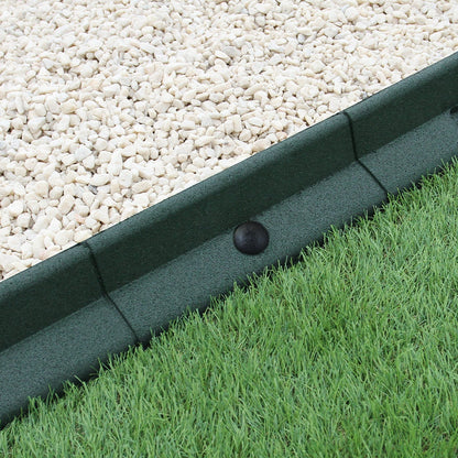 Bordes De Césped Verde Flexibles Jardín Bordes De Césped Paquete De 6 X 1.2m_1