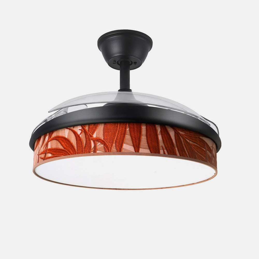 Ventilador Dc Moda 72w Negro/hoja Caldera 91d 3aspas 7200lm 3000k, 4000k, 6000k Remoto+ Memoria+ Temporizador_2