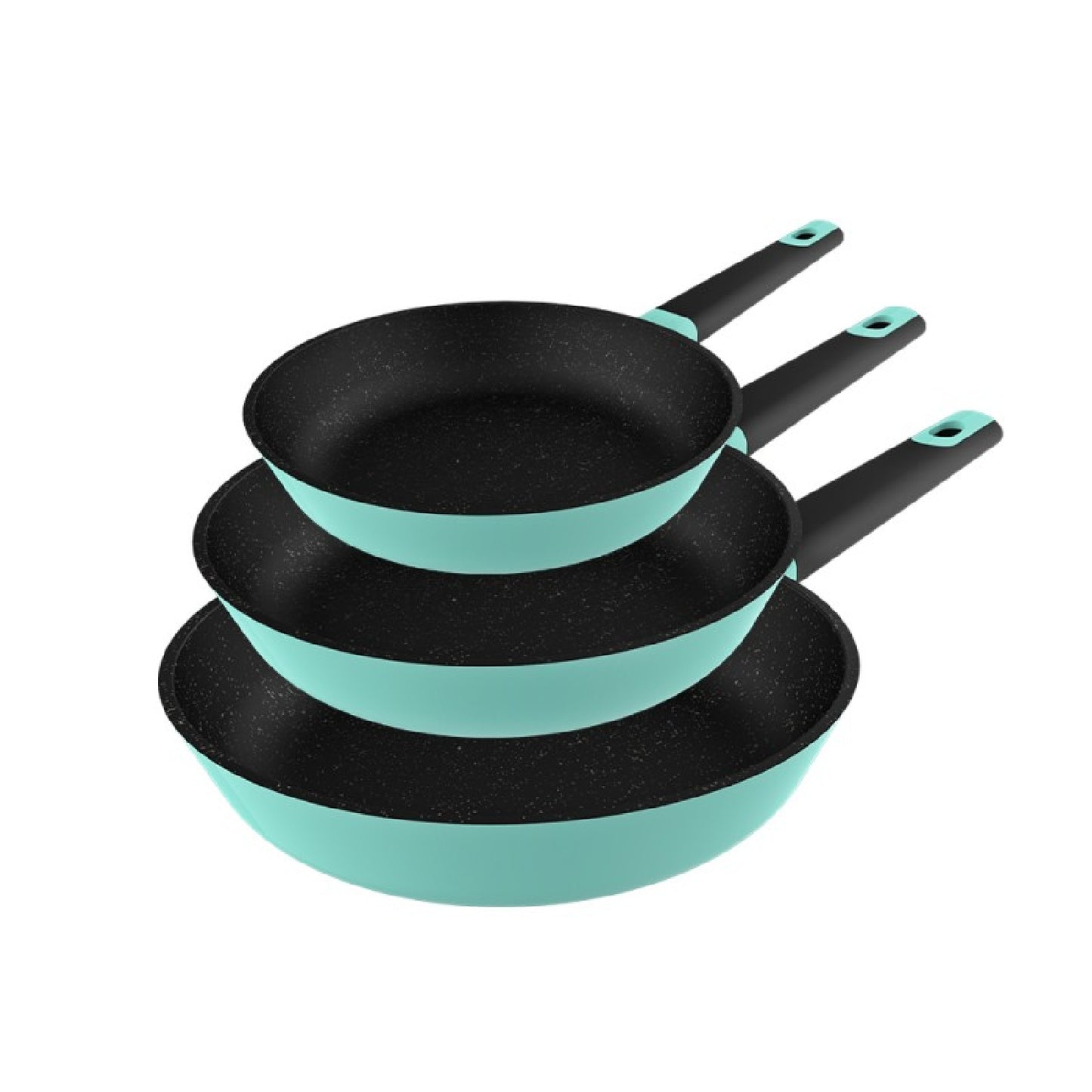Cecotec Set De Sartenes Polka Experience 20-24-28 Bucket Set Shark_0