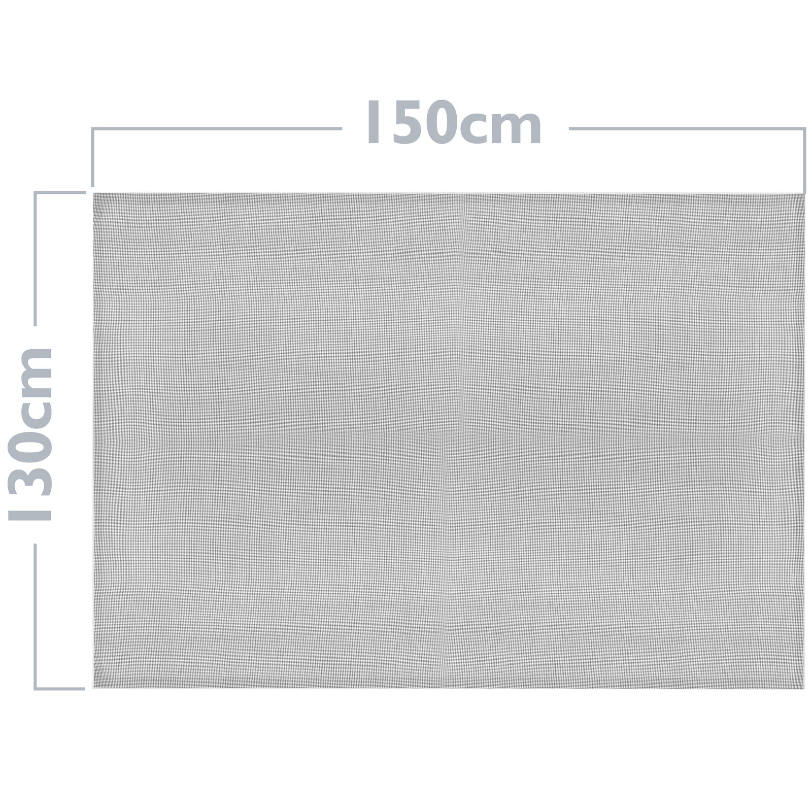 Mosquitera Ajustable Con Velcro Para Ventanas Color Negro 130 X 150 Cm_1