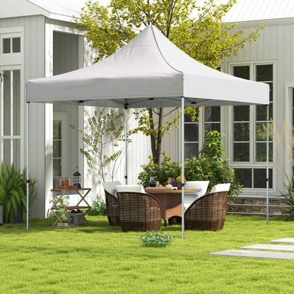 Outsunny Techo De Repuesto Para Carpa Plegable 3x3 M Impermeable Blanco_1