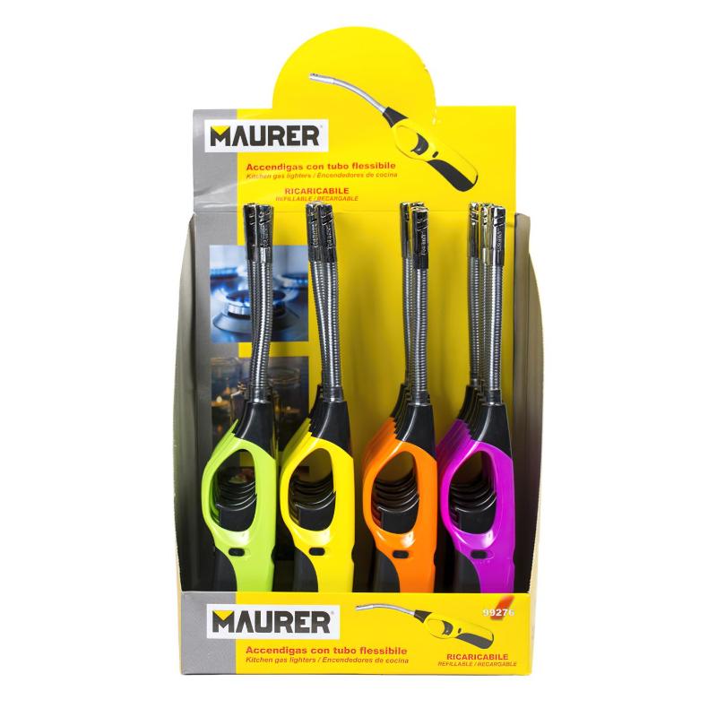 Encendedor Cocina Gas Con Llama Tubo Flexible 280 Mm.