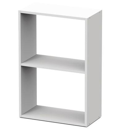 Estantería Almacenaje Libros, Muebles Salón Oficina Modernos, Librería 75x50x24,5cm Habitación, Briebe, Nova, Blanco_2