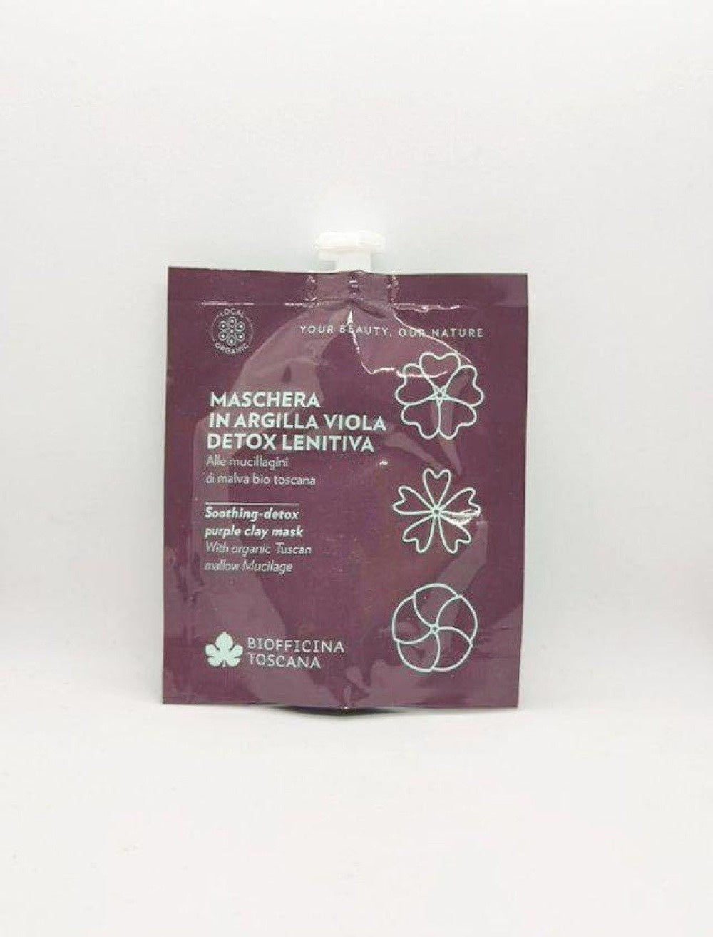 Biofficina Toscana Maschera In Argilla Viola Detox Lenitiva 30g_0
