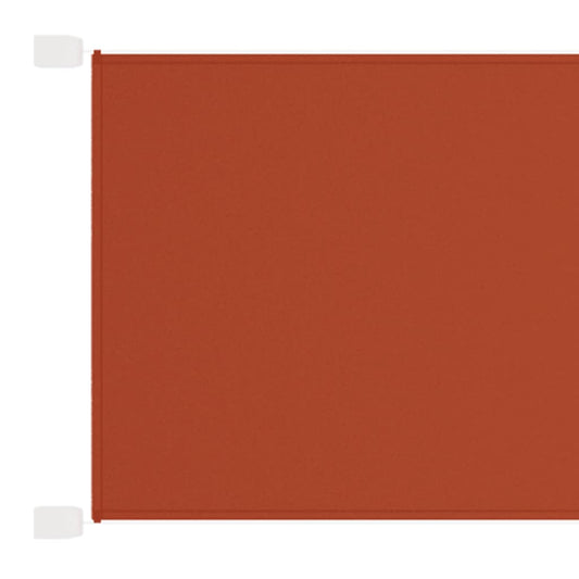 Vidaxl Toldo Vertical Terracota Tela Oxford 100x360 Cm_0