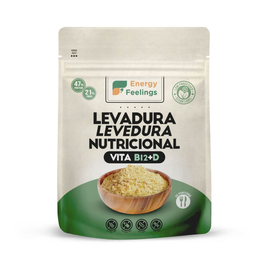 Levedura nutricional vitamina B12+D, Energy Feelings, flocos 130g