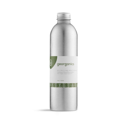 Colutório com óleo de coco e melaleuca Georganics