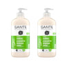 Embalagem x2 Sante loção corporal de ananás e limão, 500 ml