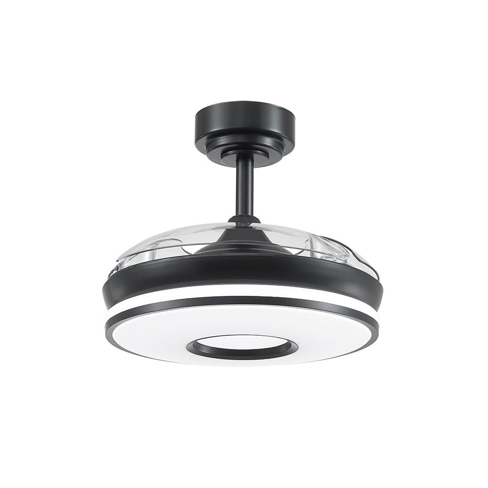Ventilador Dc Dani 48w 4800lm Negro 3aspas 6velocidades 91d 3000-4000-6000k Remoto+memoria+temporizador 24_1