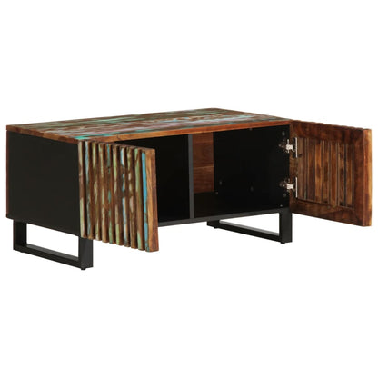 Mesa De Centro Madera Maciza De Acacia 80x51x40 Cm_3