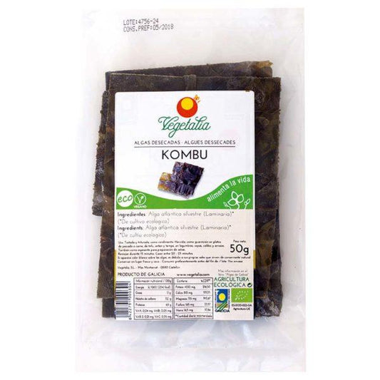 Kombu Bio Vegetalia Algas 50 g