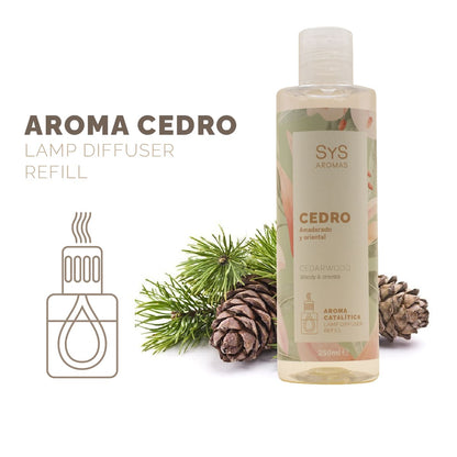 Aroma Lámpara Catalítica Cedro 250 ml | Fragancia Amaderada y Elegante | Eliminación de Olores | Ambiente Duradero_3