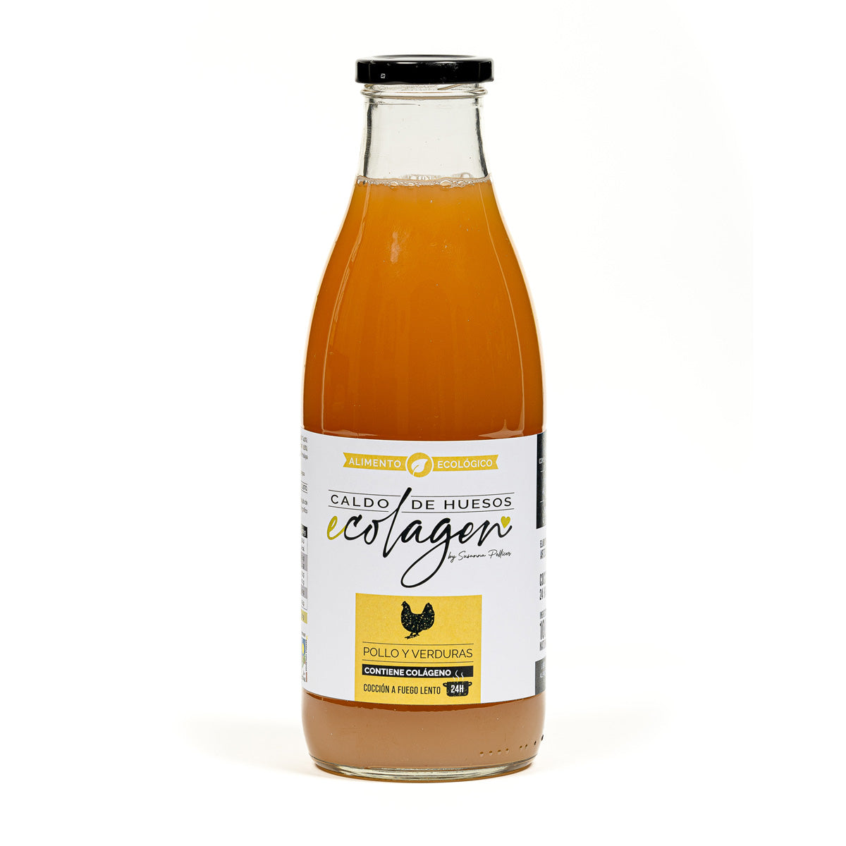 Caldo de Osso de Frango Ecolagen Biológico com Legumes 1L