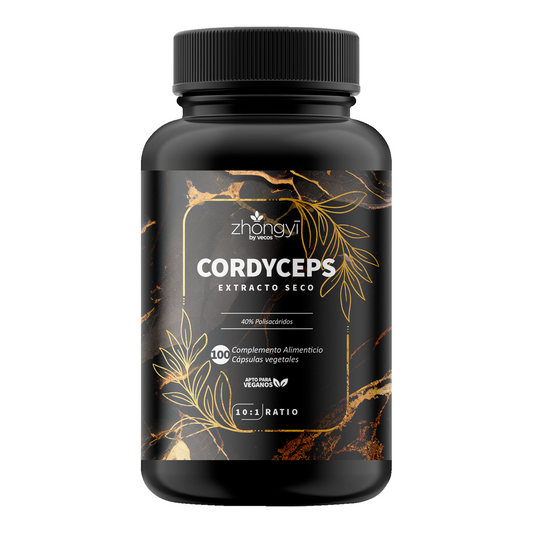 Cordyceps Sinensis 10:1 VECOS (100 cápsulas) | Resistencia y rendimiento | Anti-fatiga | 40% polisacáridos_0