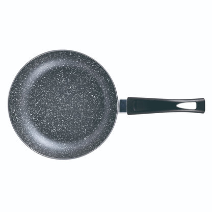 Set 3pc Sarten (16+20+24cm) Aluminio Prensado, Inducción, Negra Soul Marble Con Set 3pc Utensilios De Cocina Silicona Madera_3