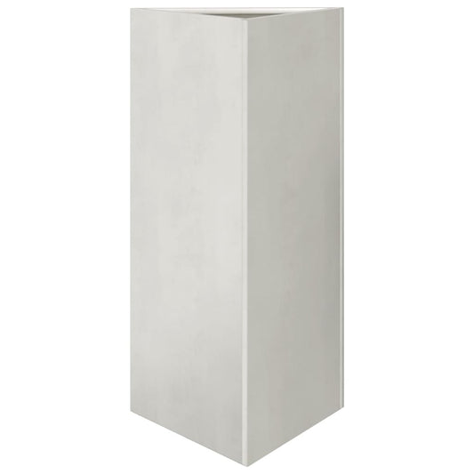 Jardinera Trianngular De Acero Inoxidable 40x34,5x75 Cm_0