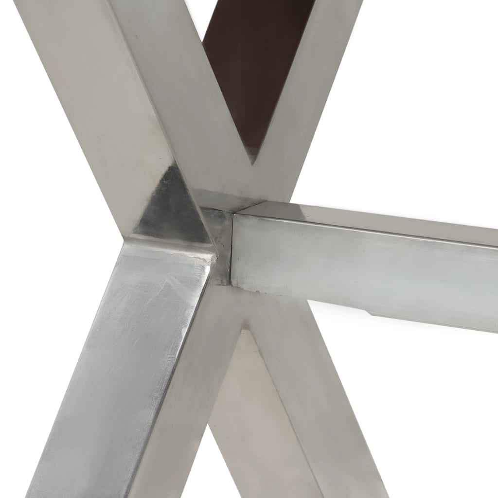 Mesa De Comedor De Madera Maciza 180x90x76 Cm_3