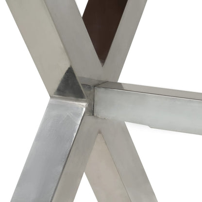 Mesa De Comedor De Madera Maciza 180x90x76 Cm_3