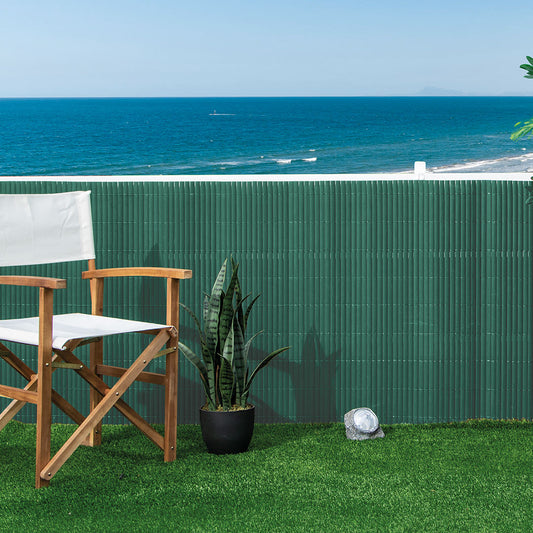 Cañizo Pvc Superior D/c Verde - Protege Y Decora Tu Espacio 2x3 M / Multicolor_0