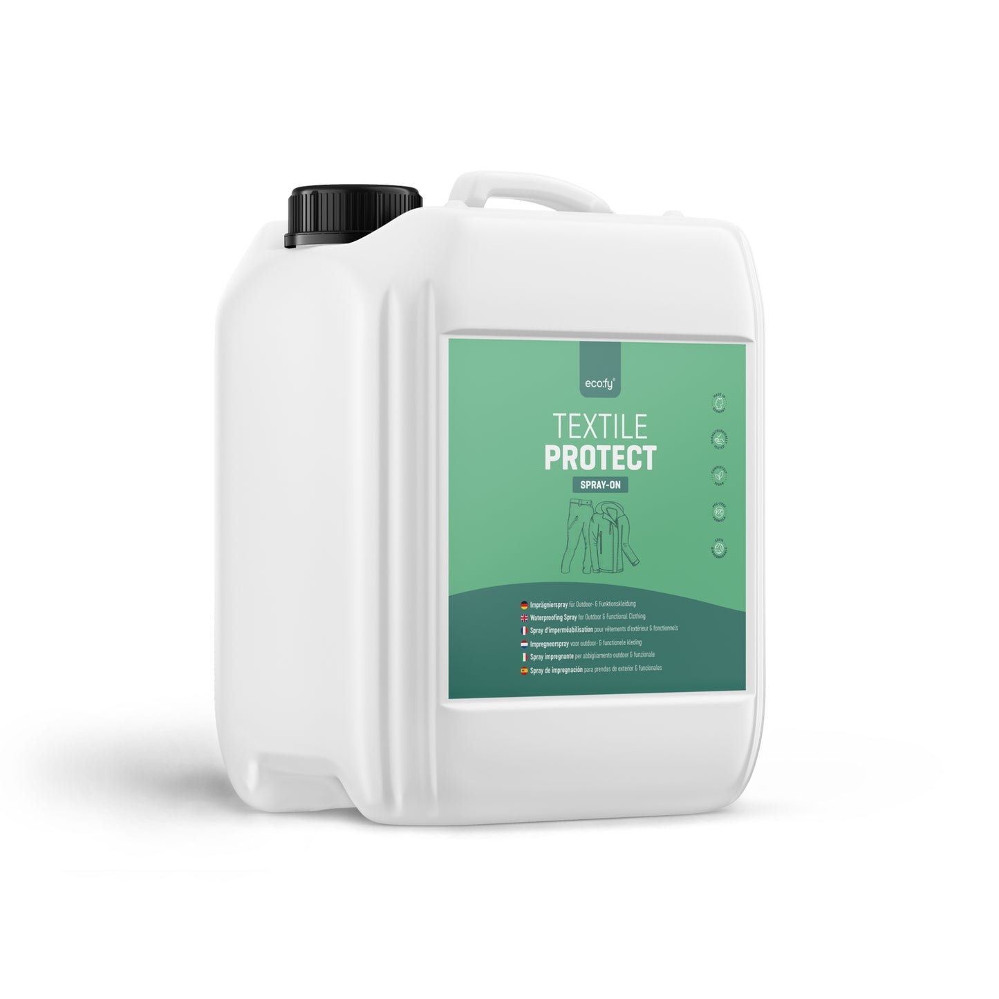 Spray De Impregnación Para Prendas De Exterior & Funcionales - Eco:fy - 5 L_0