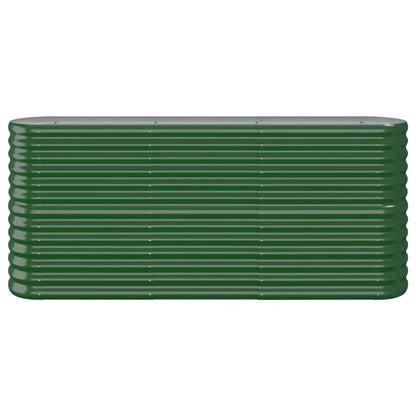 Jardinera Arriate Acero Galvanizado Verde 152x40x68 Cm_2