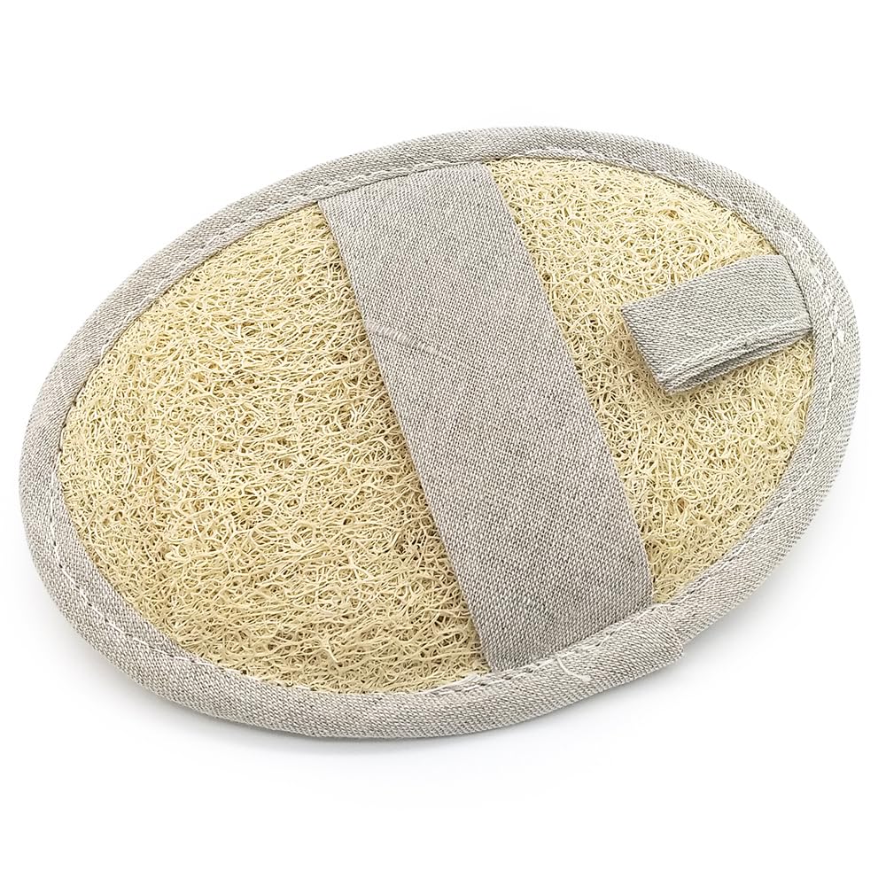 Esponja Natural Vegetal De Lufa Ovalada - Limpieza Y Exfoliación - Activa La Circulación - Cultivada Y Hecha En Galicia_1