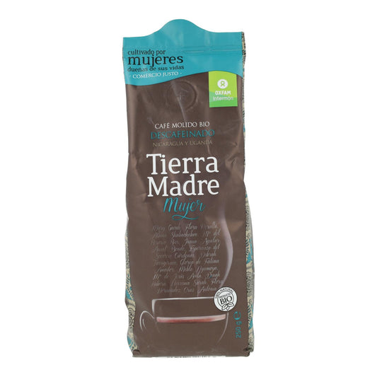 Café Descafeinado Moído de Comércio Justo Mulher BIO Tierra Madre 250g