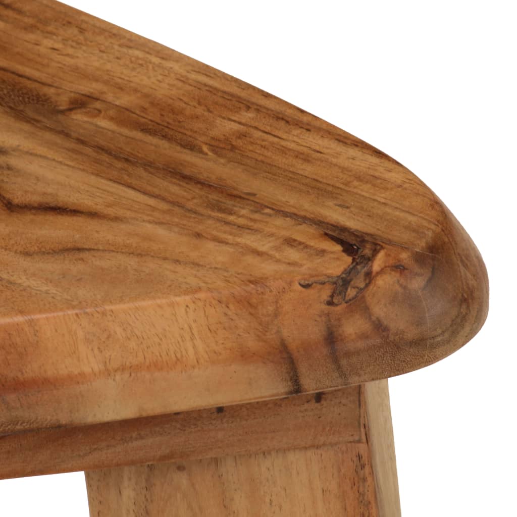 Taburetes De Cocina 2 Unidades Madera Maciza De Acacia_3