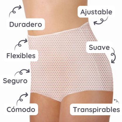 Braguitas Cullote Postparto Uso Multiple Xxl 2u._2