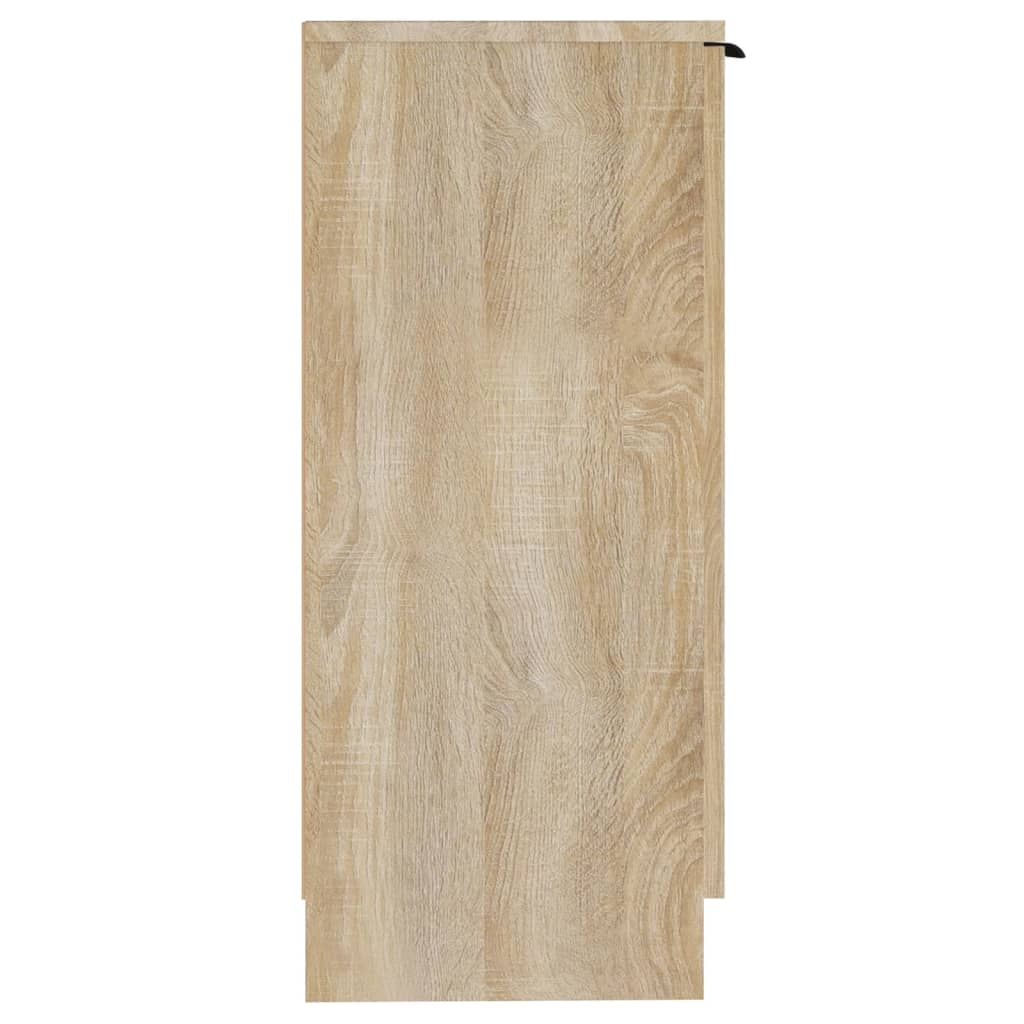 Aparadores 2 Uds Madera Contrachapada Roble Sonoma 30x30x70 Cm / Vetonek_3
