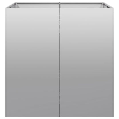 Jardinera 80x80x80 Cm De Acero Galvanizado_3
