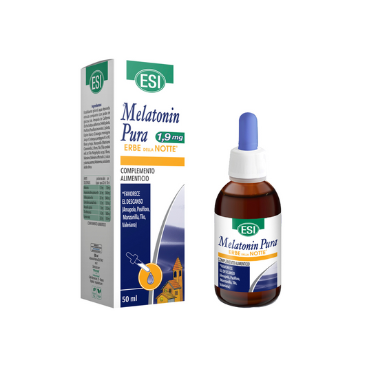 Melatonina Pura com Erbe della Notte 1,9 mg Esi, 50 ml