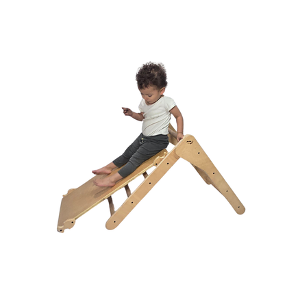 Triángulo Pikler + Rampa De Presas. Encerado Ecológico_2