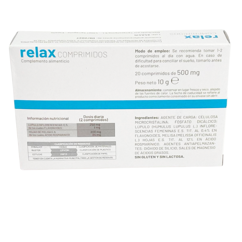 Relax Comprimidos – Alivio Natural Para La Ansiedad, El Estrés Y El Sueño_2