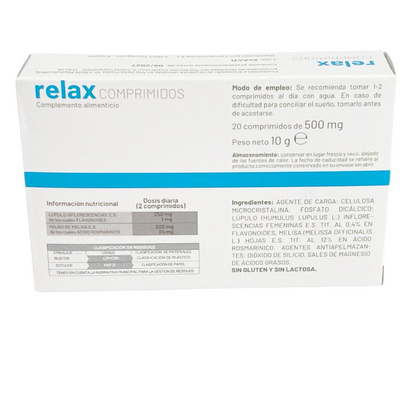 Relax Comprimidos – Alivio Natural Para La Ansiedad, El Estrés Y El Sueño_2
