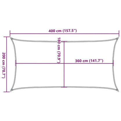 Vidaxl Toldo De Vela Hdpe Verde Claro 160 G/m² 2x4 M_2