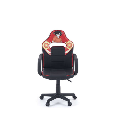 Sillon Giratorio Xtr Junior Taku Regulable En Altura En Símil Piel Negro/rojo, 98-108 Cm(_0