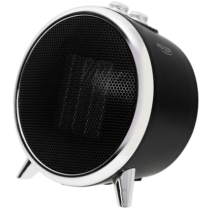 Calefactor Cerámico Led, Portátil, 2 Niveles Potencia, Termostato Automático, Diseño Moderno Adler Ad7742, Negro/plata_5