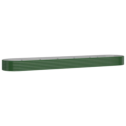Jardinera Arriate Acero Galvanizado Verde 507x100x36 Cm_0