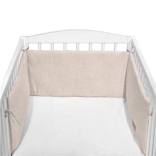 Cotton Color Chichonera Para Cuna 180x30 Velour Algodón Albero Mio | Protección Suave Para Noches Más Tranquilas_0