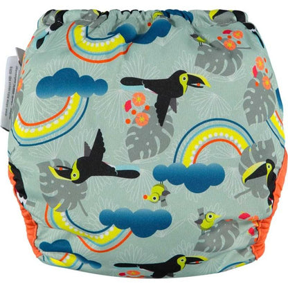 Fralda reutilizável em bambu com velcro Toucan Close Parent