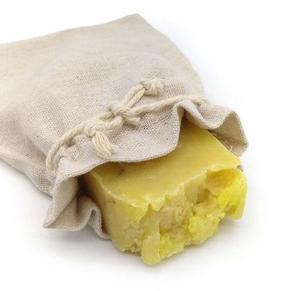 Jabón Natural Ruda 90g En Bolsa Regalo De Yute - Todo Tipo Piel - Aclara Manchas, Hidrata, Suaviza Y Regenera La Piel_0