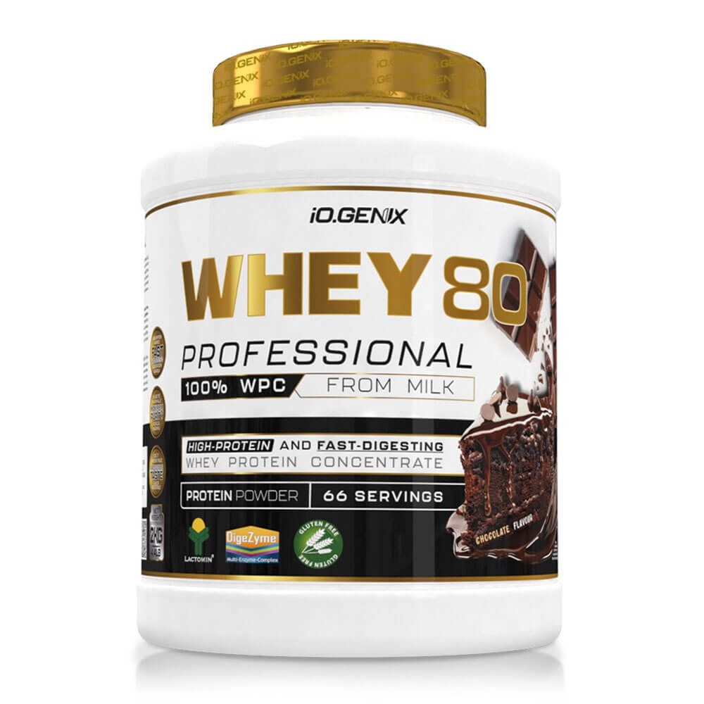 Whey 80 Profesional - 2kg - Chocolate - Proteina De Suero Whey - Io.genix_0