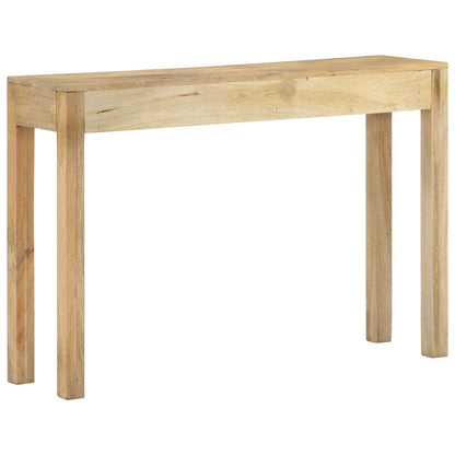 Mesa Consola Madera Maciza De Mango Decolorada 110x30x75 Cm_1