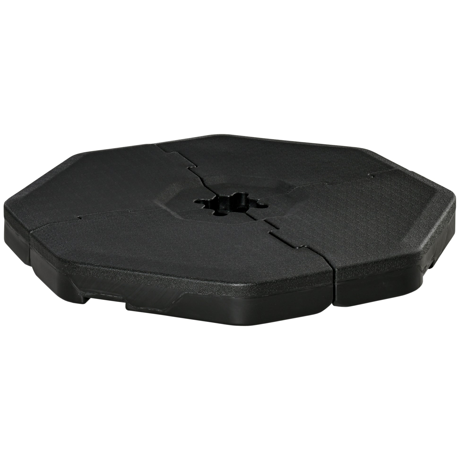 Outsunny 4 Pesos Para Base De Sombrilla Rellenable De Agua 104 Kg O Arena 125 Kg_0