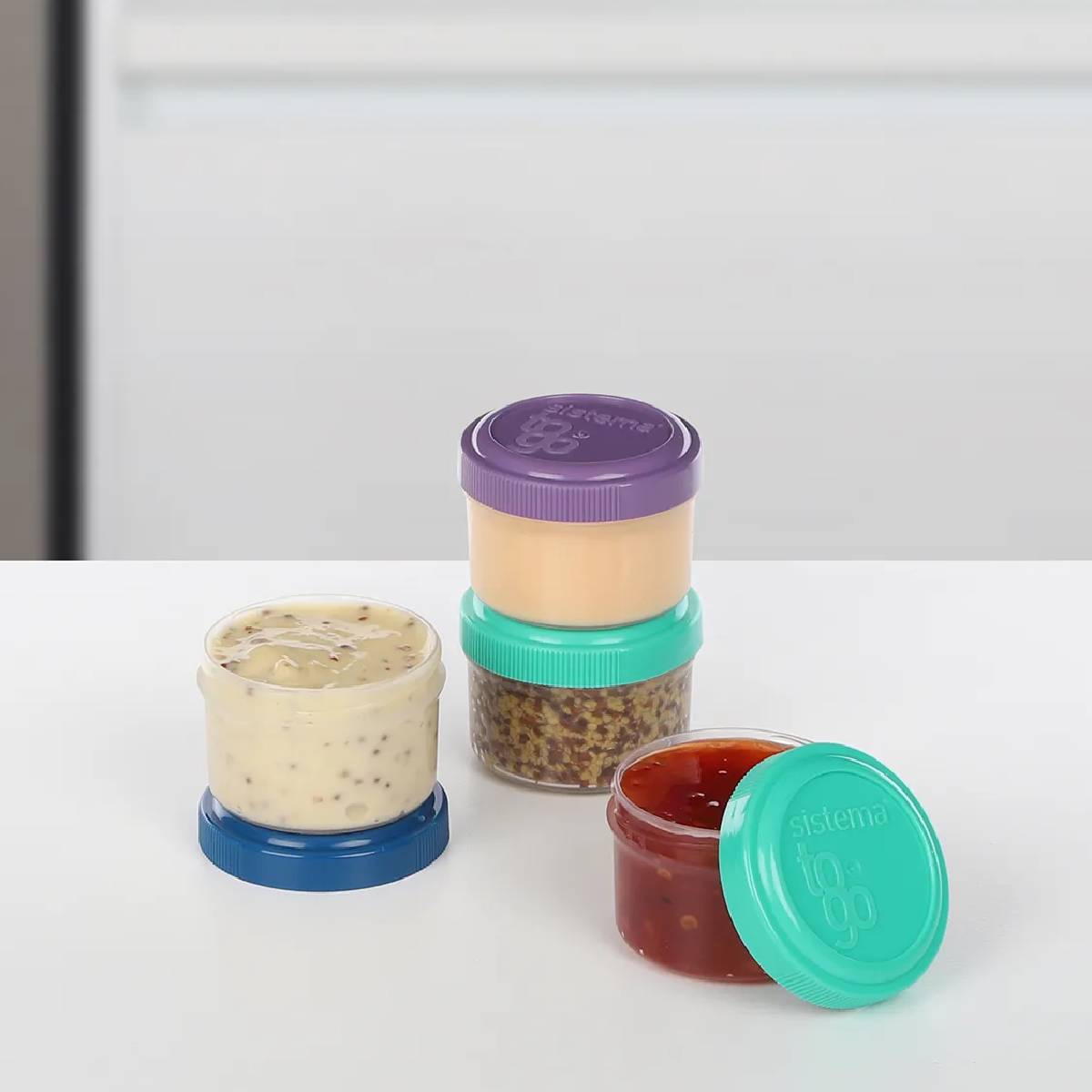 Pack de recipientes herméticos Dressing To Go System 4x35 ml